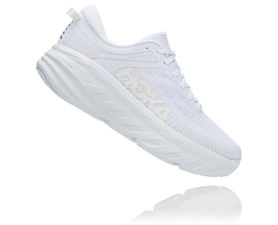 Tenis Hoka One One Hombre Blancos - Bondi 7 - QOYE61453